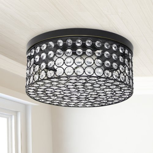 Lalia Home Glam 2 Light 12 Inch Round Flush Mount - Restoration Bronze WORLDWIDE DELIVERY