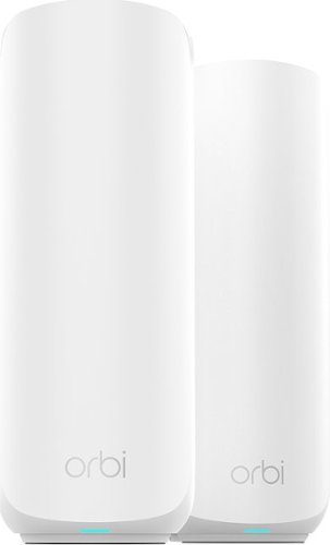 NETGEAR - Orbi 370 Series BE5000 Dual-Band Mesh Wi-Fi 7 System (2-pack) - White-Front_Standard