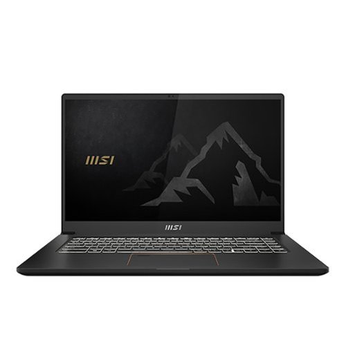 MSI - Summit E15 15.6" Touchscreen Gaming Laptop-Intel Core i7-16 GB Memory-NVIDIA GeForce GTX 1650 Ti Max-Q-512 GB SSD - Ink Black-Front_Standard 
