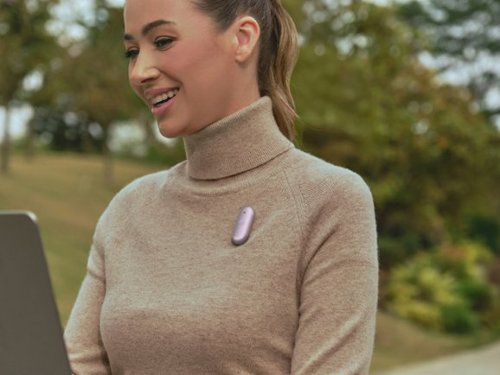 PLAUD NotePin S Smart AI Voice/Audio Recorder with 64 GB Internal Memory and Digital Operation - Purple SHOP ONLINE