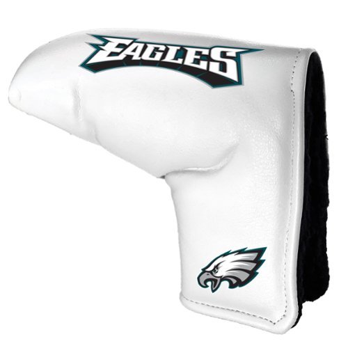 Team Golf - Philadelphia Eagles Tour Blade Putter Cover - White-Front_Standard 