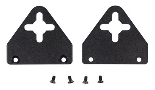 Sonance - SURFACE MOUNT BRACKET HALF-RACK KIT - Wall Mounting Half-Rack Kit - 1U (Each) - Black