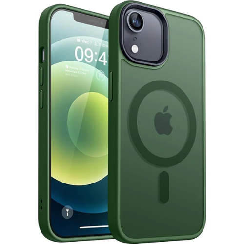 iPhoneアクセサリー iPhone12 xr Entronix [Magnetic] Case Compatible with iPhone XR Translucent