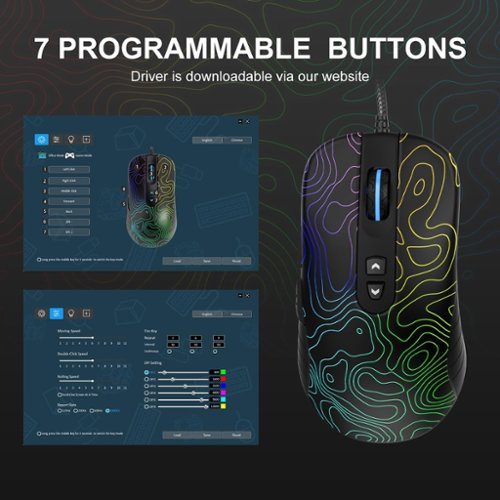 Womier G706 USB Wired Gaming Mouse for PC Computer Windows Mac