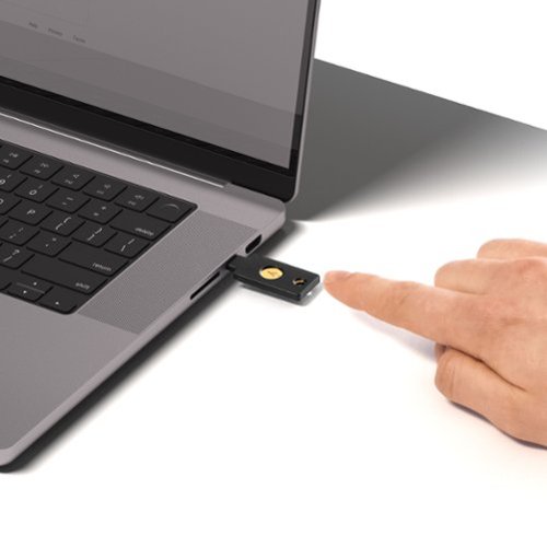Yubico YubiKey 5C NFC - Two-Factor authentication (2FA) Security Key, Connect via USB-C or NFC, FIDO Certified OnePack - Black WORLDWIDE DELIVERY