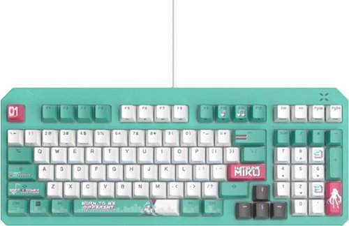 ASUS TUF Gaming K3 Gen II 96% Wired Optical-Mechanical RGB Gaming Keyboard - Hatsune Miku Edition INTERNATIONAL SHIPPING