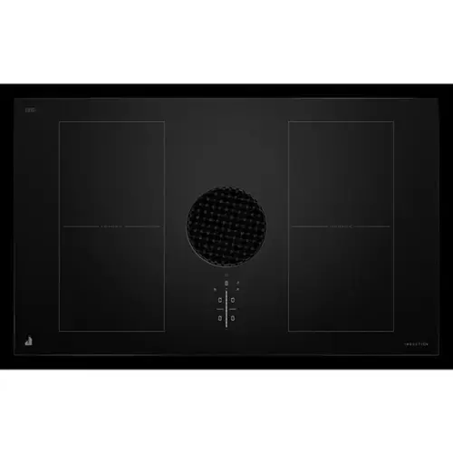 Front. JennAir - 36" NextGen JennAir Induction Downdraft Cooktop - Black.