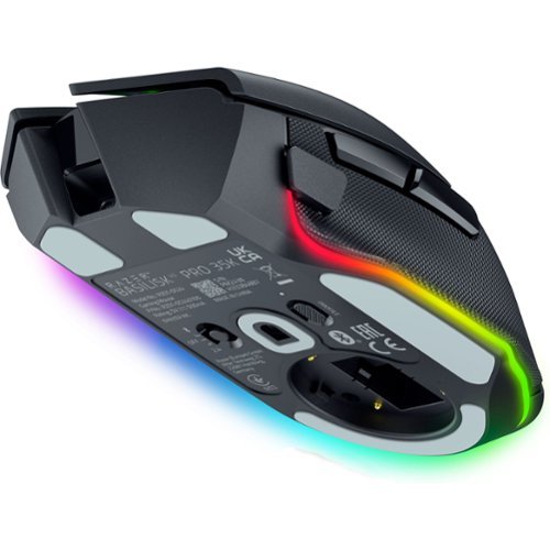 Razer Basilisk V3 Pro Optical Gaming Mouse with HyperScroll Tilt Wheel - Wireless - Black BUY IN SINGAPORE