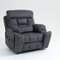 Boyel Living - Oversized Elderly Electric Lift Chair 4 OKIN Motor 180° Flat Heat Massage 2 Remote 2 Cup Holder 2 Pocket - Gray-Front_Standard