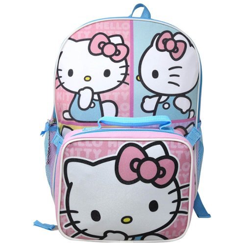 hello kitty backpack amazon Mini 10" Plush : Toys & Games This kids backpack is designed with ample room for stowing your lunch Accessory Innovations Kids 5-Piece Hello