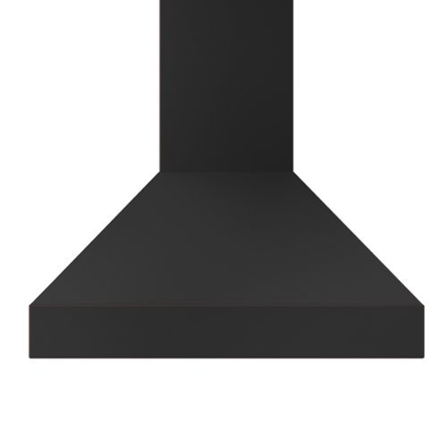 ZLINE - 30 inches - Externally Vented - Wall Range Hood - Black/Oil-Rubbed Bronze with Copper Accents-Front_Standard 