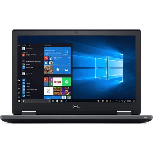 Dell - 17.3" Refurbished 1920 x 1080 FHD - Intel 8th Gen Core i7-8850H with 32GB RAM - NVIDIA Quadro P3200 - 1TB SSD - Black