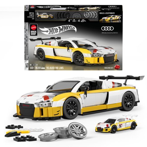 Mattel Brick Shop - Hot Wheels '15 Audi R8 LMS