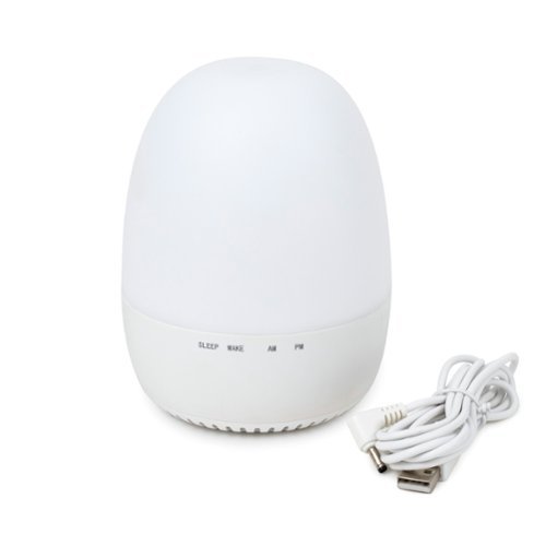 Yogasleep  Light-to-Rise Sound Machine & Night Light with Sleep Trainer - White WORLDWIDE DELIVERY