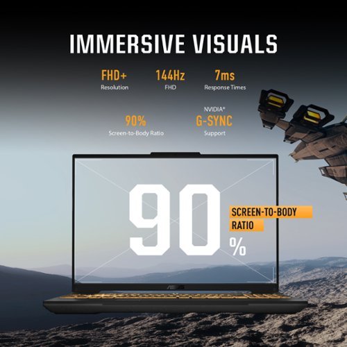 ASUS TUF Gaming F16 16 144Hz FHD+ Gaming Laptop - Intel Core i7 with 16GB Memory - NVIDIA GeForce RTX 4050 - 512GB SSD - Mecha Gray WORLDWIDE DELIVERY