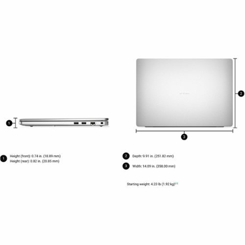 Dell Pro 16 16 IPS LCD 1920 x 1200 (Full HD Plus) Laptop - Intel Core 5 with 16GB Memory - 256 GB SSD - Magnetite, Other BUY IN QATAR