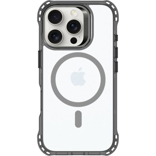 SaharaCase - Venture-X Series Kickstand Case with MagSafe for Apple iPhone 16 Pro - Space Gray-Front_Standard 