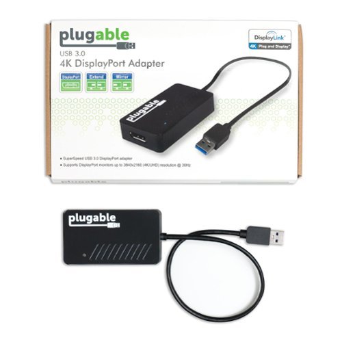 Plugable USB 3.0 to DisplayPort 4K DisplayLink Video Graphics