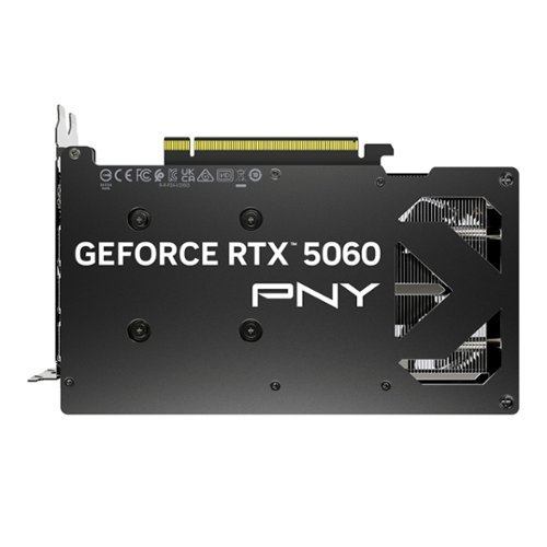 PNY NVIDIA GeForce RTX 5060 Overclocked 8GB GDDR7 PCI Express 5.0 Graphics Card with Dual Fan - Black BUY IN DUBAI
