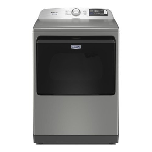 Maytag - 7.4 Cu Ft. Smart Electric Dryer with Pet Pro Option and Extra Power - Classic SIlver