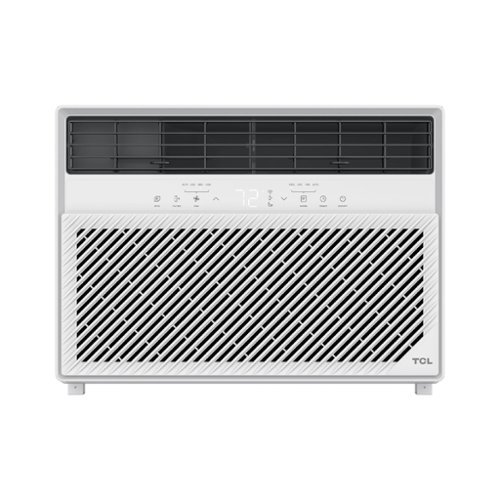 TCL - 700 Sq. Ft. 14,000 BTU Smart Window Air Conditioner, Digital with Remote - White