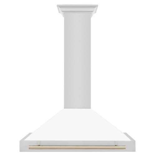 ZLINE Autograph Edition - 36 inches - Externally Vented - Wall Range Hood - White Matte