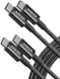 Anker - USB C to USB C Cable, Type-C 60W Fast Charging Cable (6 FT, 2Pack) - Black-Front_Standard