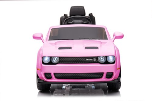 Best Rideon Cars - Dodge Challenger 12V Pink - Pink