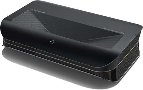 AWOL Vision - LTV-3000 Pro 4K Smart UHD 3D Triple Laser Ultra Short Throw Projector with HDR10+, Dolby Vision & Atmos - Black-Front_Standard 