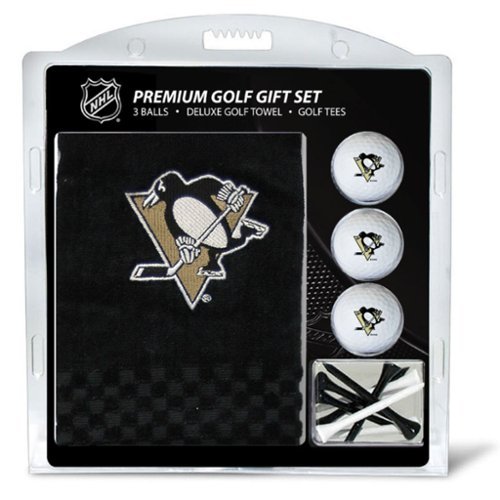 Team Golf - Pittsburgh Penguins Embroidered Golf Gift Set - Multicolor-Front_Standard 