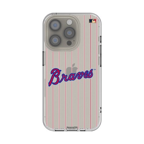 Keyscaper - MLB - Atlanta Braves Cooperstown iPhone Clear Case - 16e - Multicolor-Front_Standard 