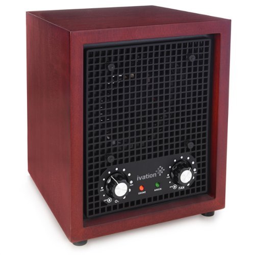 Ivation - Ozone Generator Air Purifier, Ionizer & Deodorizer, Ozone Machine Purifies Up to 3,500 Sq/Ft - Brown-Front_Standard 