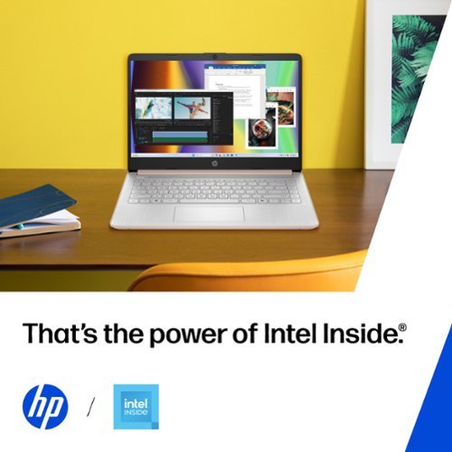 HP 14 Laptop - Intel N150 Processor - 4GB Memory - 128GB UFS - Pale Rose Gold BUY IN EUROPE