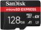 SanDisk - Express 128GB microSD PCIe 3.1 NVMe UHS-I Memory Card works with Nintendo Switch 2-Front_Standard
