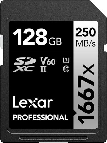 Lexar - Professional SDXC 1667X UHS-II, V60 128 GB