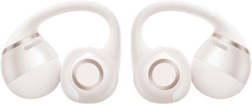 Shokz OpenDots 2 Open-Ear Clip-On True Wireless Bluetooth Earbuds - Pearl White WORLDWIDE DELIVERY