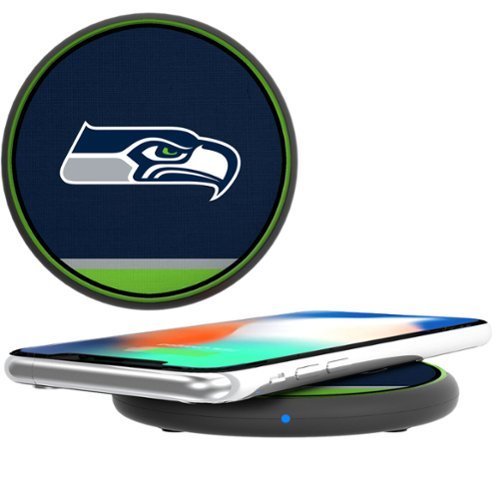 Keyscaper - Seattle Seahawks Wireless Phone Charger - Multicolor-Front_Standard 