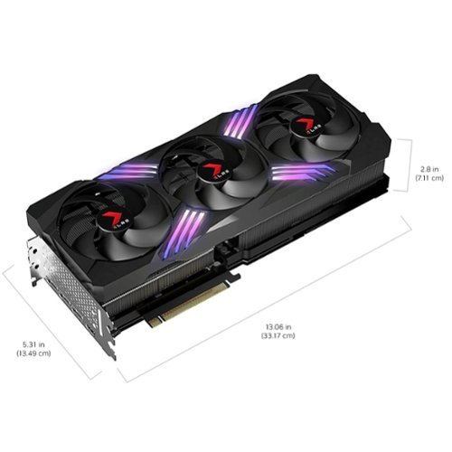 PNY NVIDIA GeForce RTX 4090 24GB GDDR6X PCI Express 4.0 Graphics Card with Triple Fan and DLSS 3 - Black BUY ONLINE