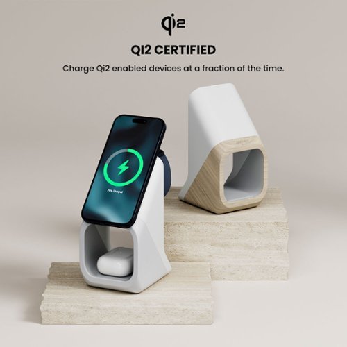 JOURNEY NOVA 3-IN-1 WIRELESS CHARGING STATION - Light Grey/White HOW TO BUY