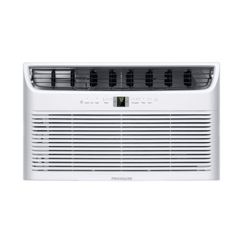 Frigidaire - 115V 8,000 BTU 350 Sq. Ft. Smart In Wall Air Conditioner - White