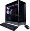 CyberPowerPC - Gaming Desktop - AMD Ryzen 9 9900X3D - NVIDIA GeForce RTX 5070 Ti 16GB - 32GB DDR5 - 2TB PCIe 4.0 SSD - Black-Front_Standard