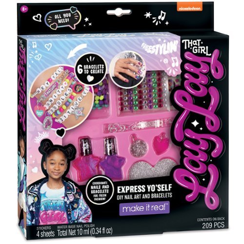 Make It Real - That Girl Lay Lay: Express Yo 'Self - DIY Nail Art & Bracelets Kit
