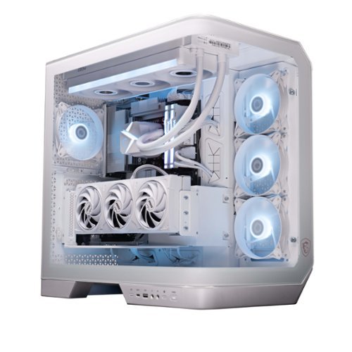 MSI - Vision RS AI Gaming Desktop - Intel Ultra 7 265K- 64GB Memory - NVIDIA GeForce RTX 5080 2TB SSD - White