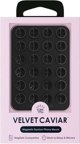 VELVET CAVIAR Magnetic Suction Phone Mount - Black SHOP ONLINE