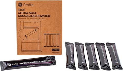 GE Profile - Descaling Powder 6 Pack Kit for Opal Ice Makers - Black