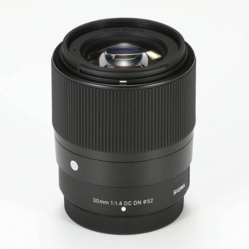 Sigma 30mm F1.4 Contemporary DC DN Lens for Fuji X Mount Black