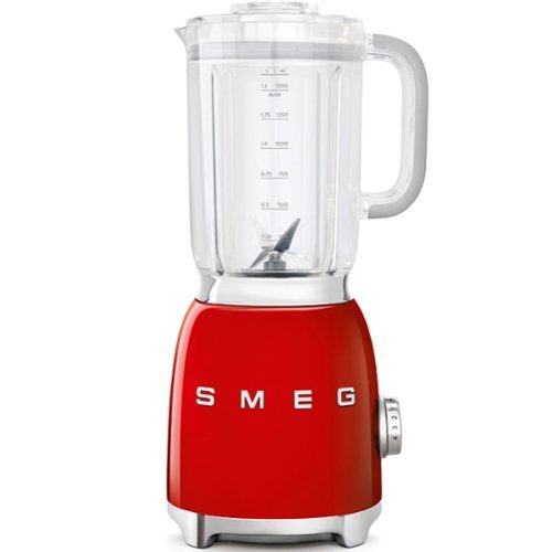 SMEG - BLF01 Countertop 4-Speed Blender, 48 oz - Red-Front_Standard 