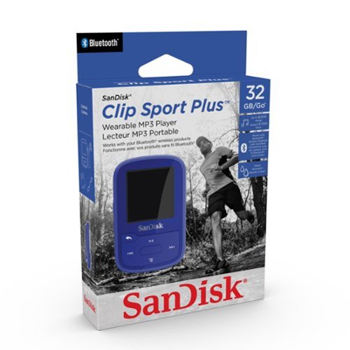 SanDisk Clip Sport Plus 32GB MP3 Player - Blue BUY ONLINE