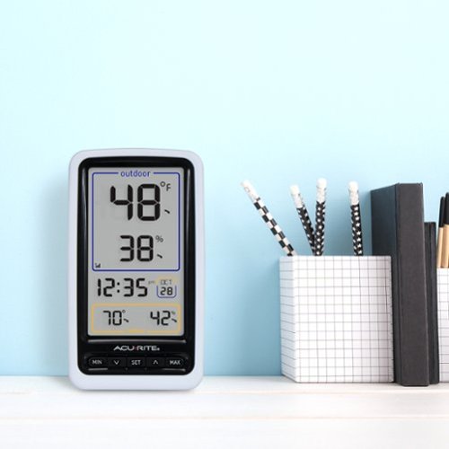 AcuRite Wireless Thermometer with Digital Display - White WHERE TO BUY