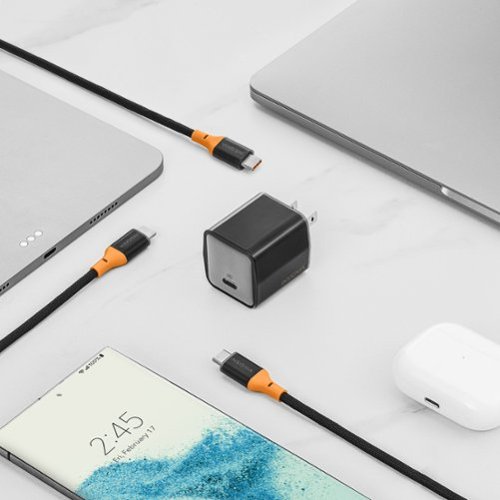 Insignia™ 45W Compact Wall Charging Kit for USB-C Smartphones, Tablets and More - Dark Gray WORLDWIDE DELIVERY